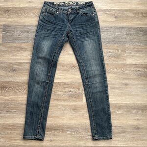 Women's Dark Blue Skinny Jeans